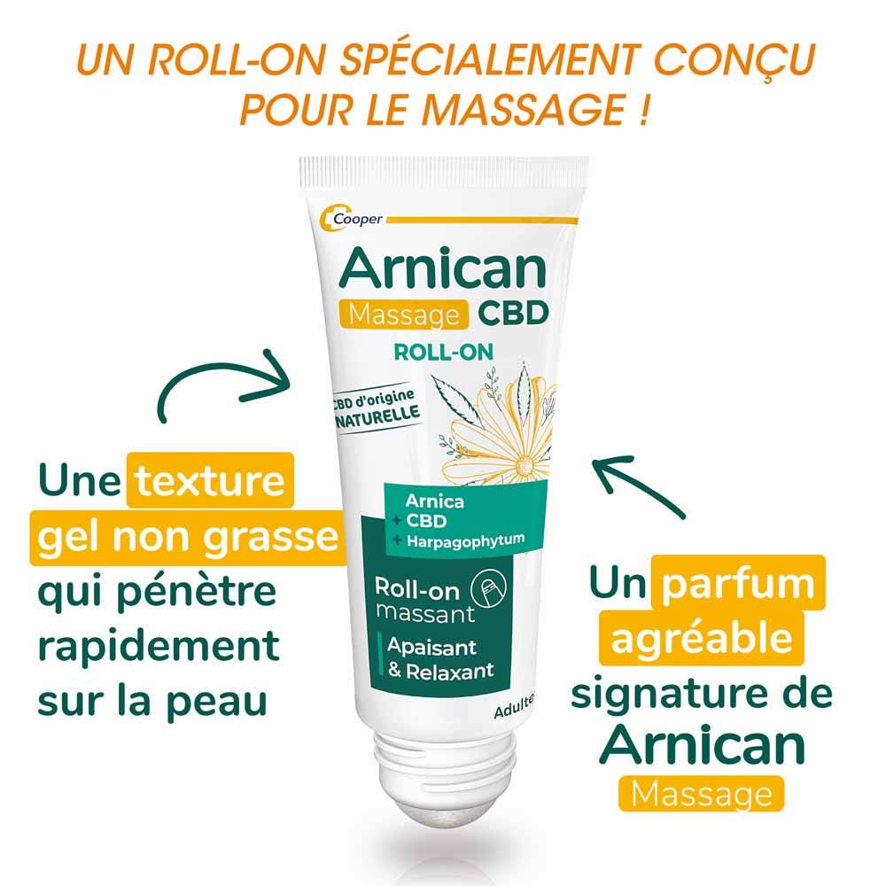 Arnican CBD Massaging Roll-On Soothing & Relaxing 50ml (1.69fl oz)