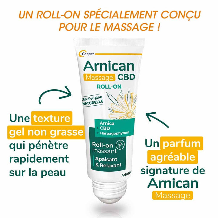 Arnican CBD Massaging Roll-On Soothing & Relaxing 50ml (1.69fl oz)