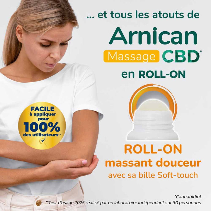 Arnican CBD Massaging Roll-On Soothing & Relaxing 50ml (1.69fl oz)