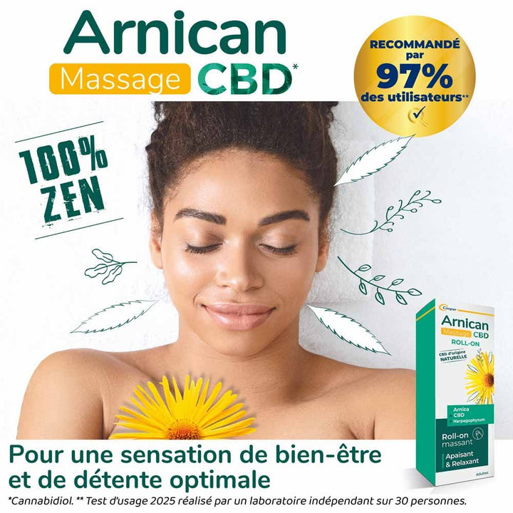 Arnican CBD Massaging Roll-On Soothing & Relaxing 50ml (1.69fl oz)