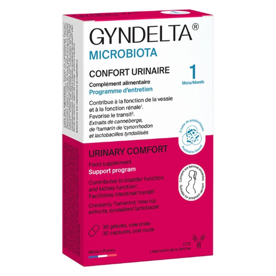 Ccd Gyndelta Microbiota Urinary Comfort 30 capsules 300g (10.58 oz)