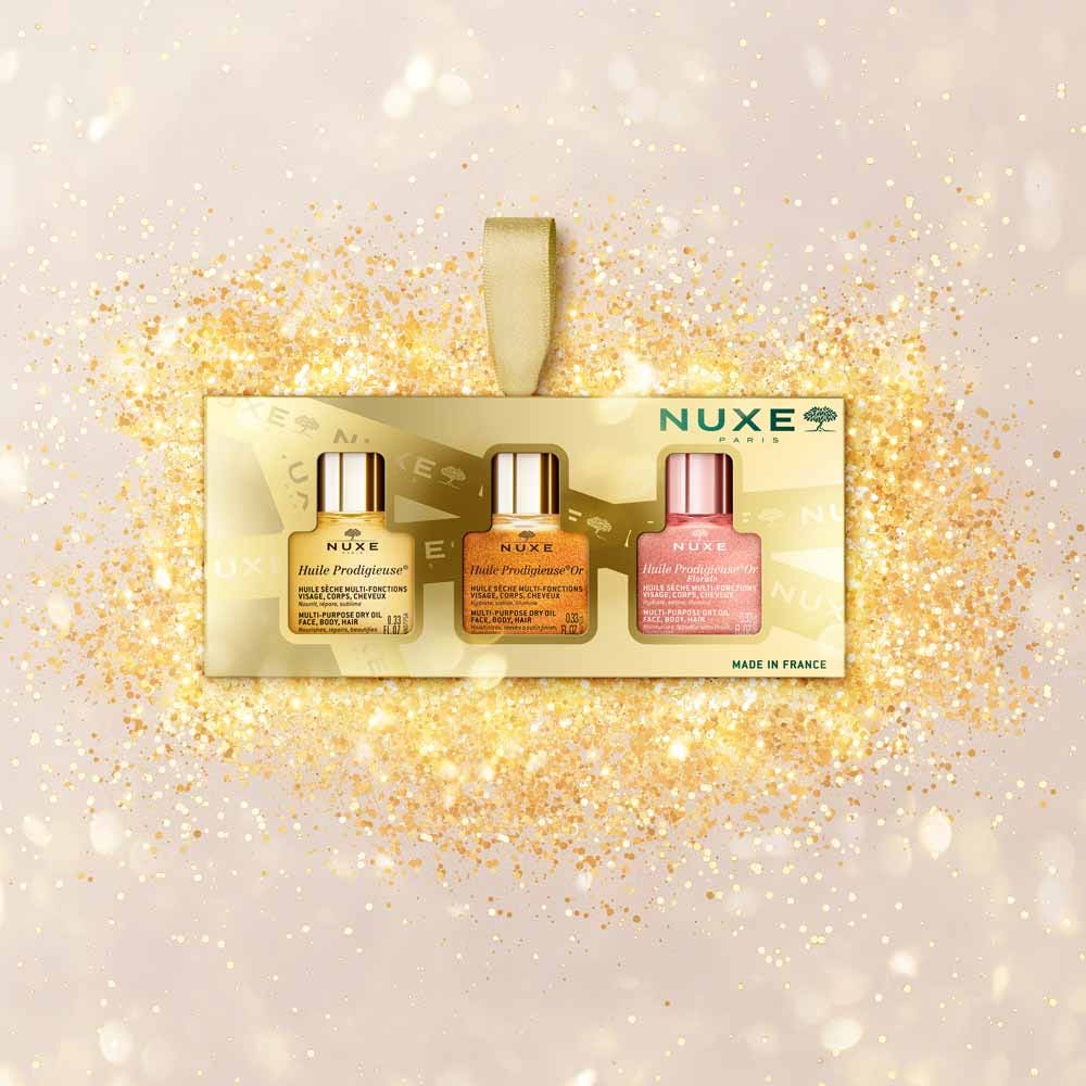 Nuxe Huile Prodigieuse Gift set the 3 iconic prodigieux oils