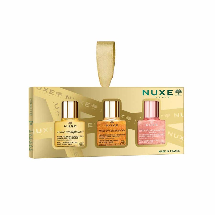 Nuxe Huile Prodigieuse Coffret Noël Les 3 Prodigieux