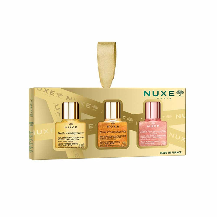 Nuxe Huile Prodigieuse Gift set the 3 iconic prodigieux oils