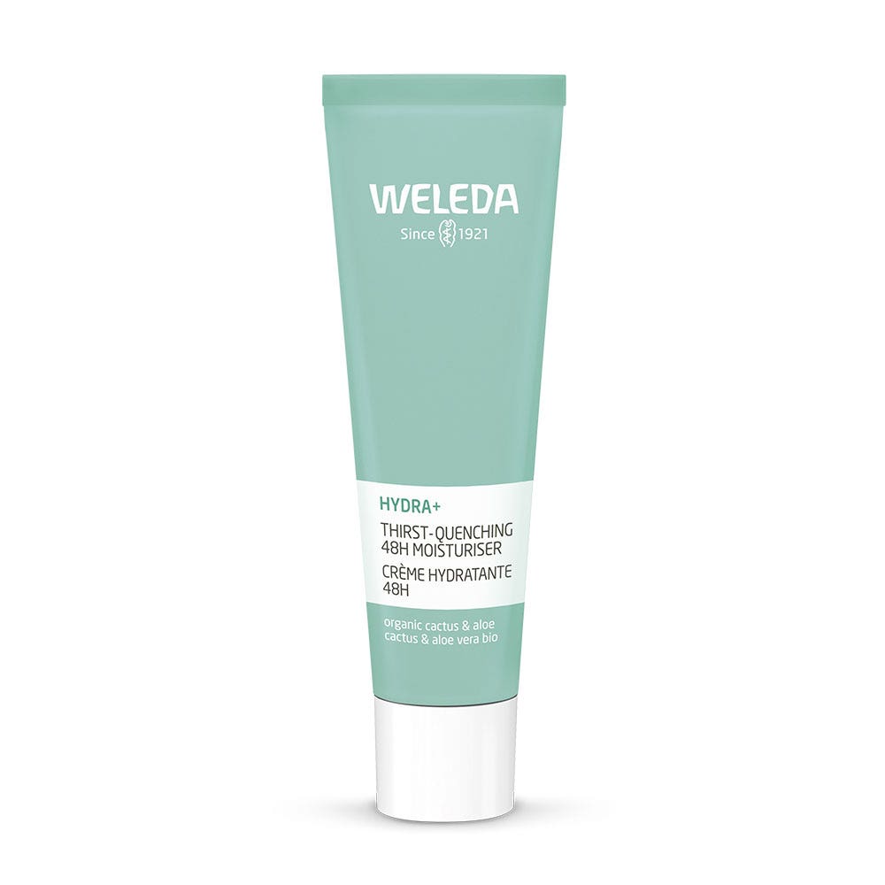 Weleda Hydra+ Crème hydratante 48h Cactus & Aloe Vera Peaux déshydratées 30ml (1.01fl oz)