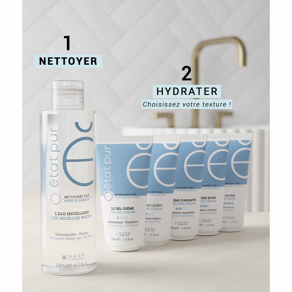 Etat Pur Pure cleansers Micellar Purifying Cleansing Water Face And Eyes Peaux Mixtes à Grasses 200ml (6.76fl oz)