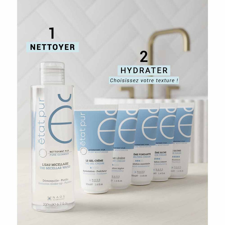 Etat Pur Pure cleansers Micellar Purifying Cleansing Water Face And Eyes Peaux Mixtes à Grasses 200ml (6.76fl oz)