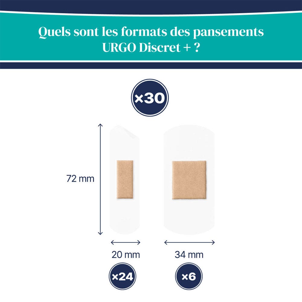 Urgo Adhesive Disinfectant Precut Bandage x30