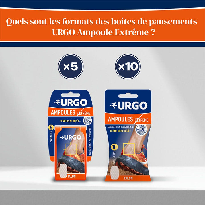 Urgo Extreme Heel Ampulas Plasters 6.8x4.2cm x5