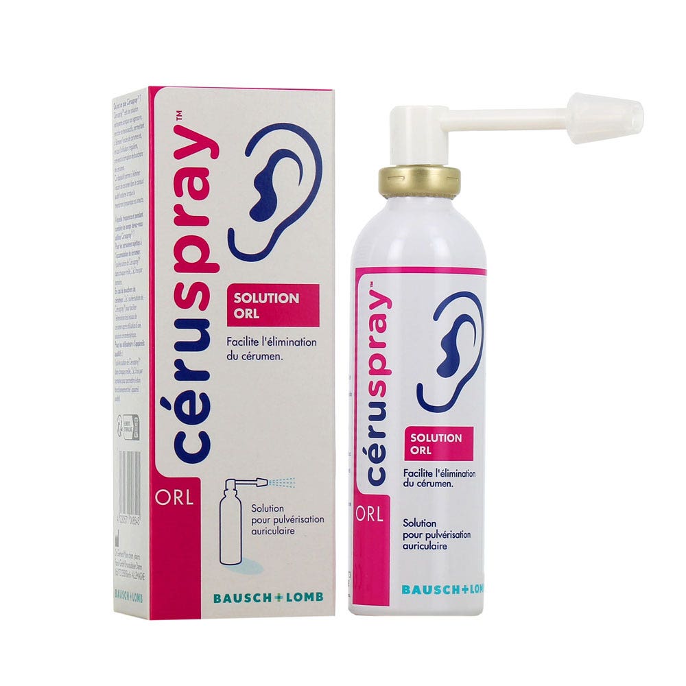 Bausch&Lomb Ceruspray Ear Spray Solution 50ml (1.69fl oz)