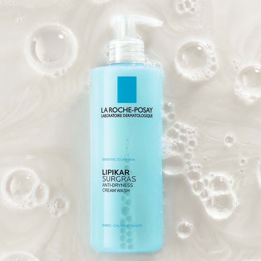 La Roche-Posay Lipikar Anti-Drying Cleansing Cream Dry to Very Dry Skin 2x400ml (13.53fl oz)