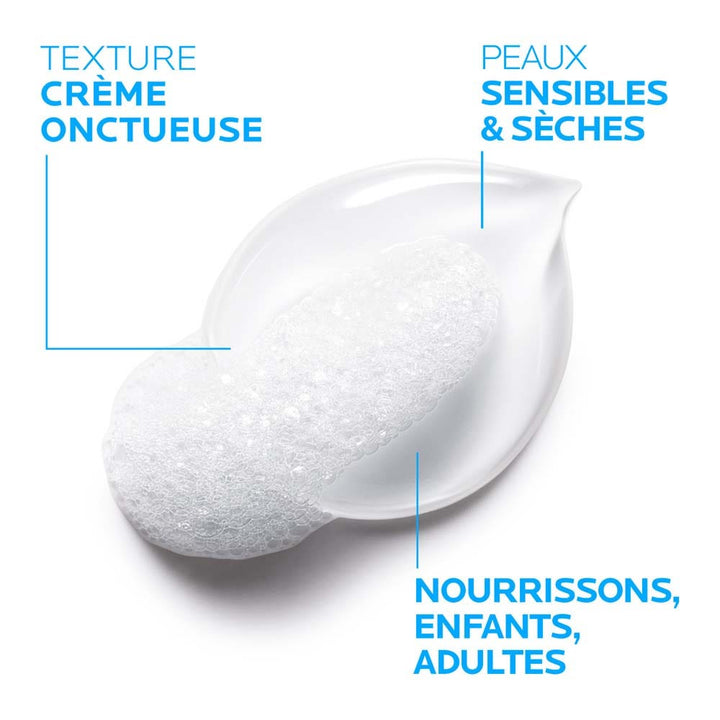 La Roche-Posay Lipikar Anti-Drying Cleansing Cream Dry to Very Dry Skin 2x400ml (13.53fl oz)