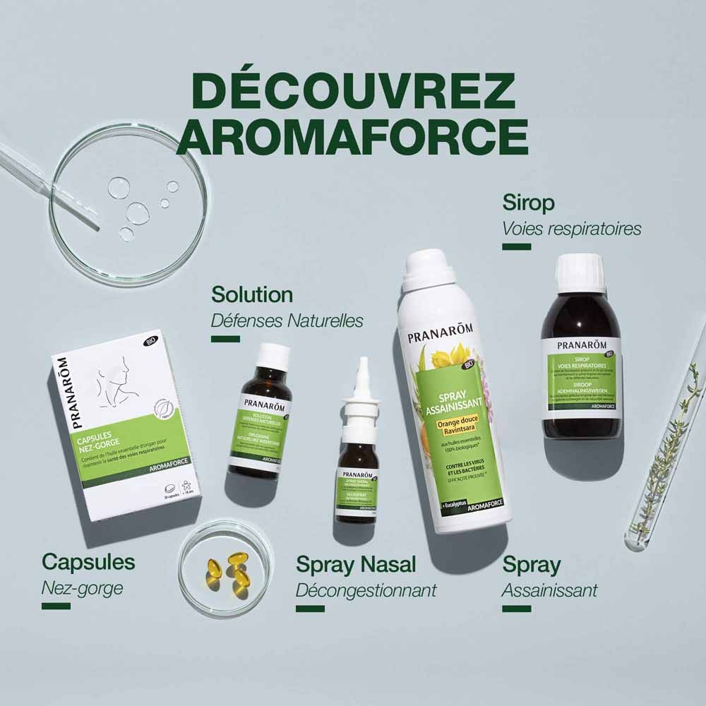 Pranarôm Aromaforce Organic Nasal Spray 15ml (0.51fl oz)