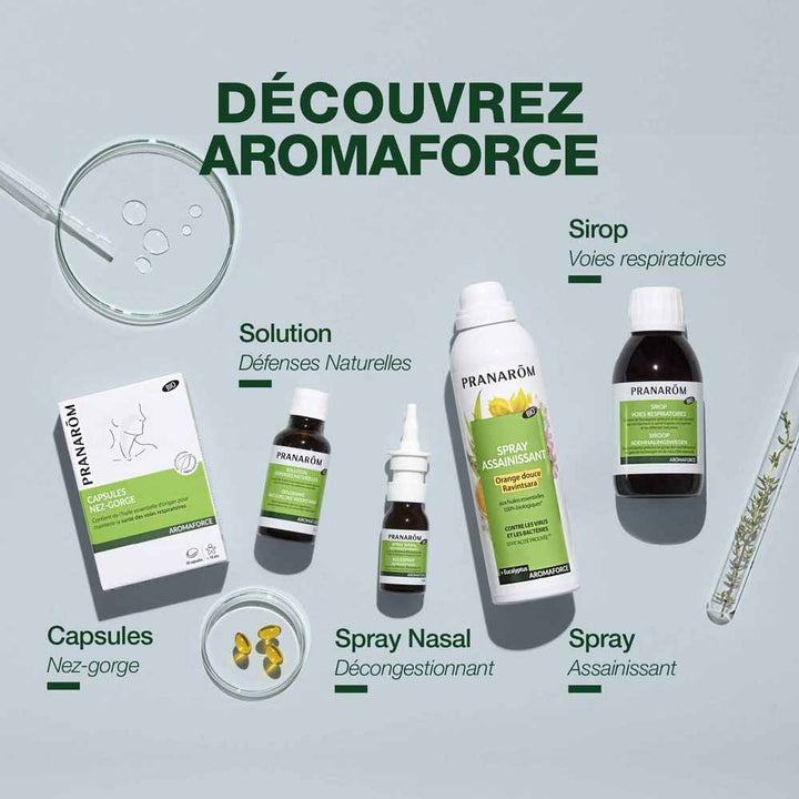 Pranarôm Aromaforce Organic Nasal Spray 15ml (0.51fl oz)