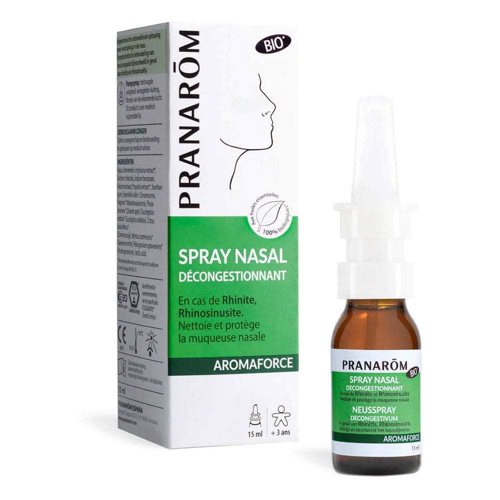 Pranarôm Aromaforce Organic Nasal Spray 15ml (0.51fl oz)