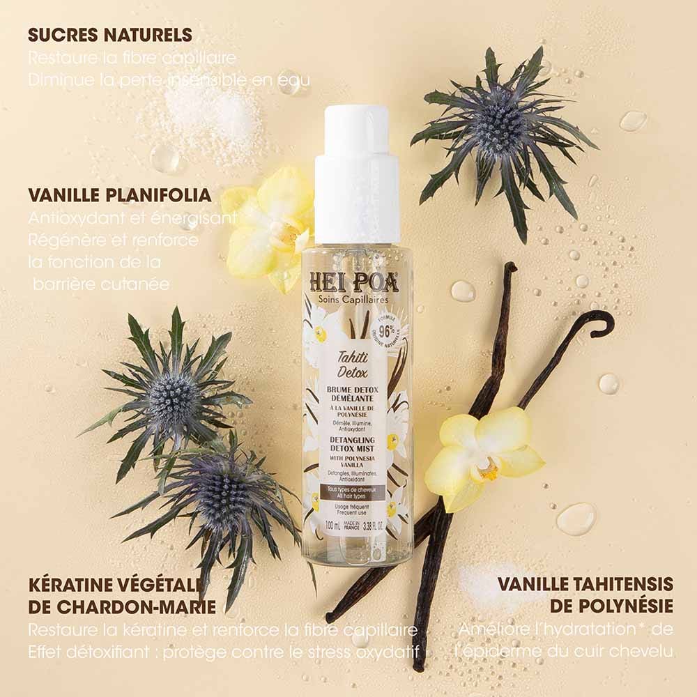 Hei Poa Tahiti Detox Detangling mist 100 ml (3.38fl oz)