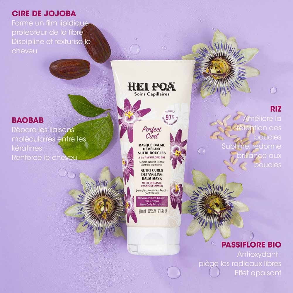 Hei Poa Perfect Curl Nutritive detangling curl balm mask 200 ml (6.76fl oz)