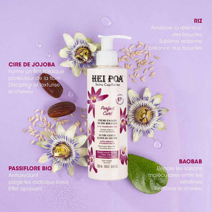 Hei Poa Perfect Curl Curl-Nourishing Care Cream 250 ml (8.45fl oz)