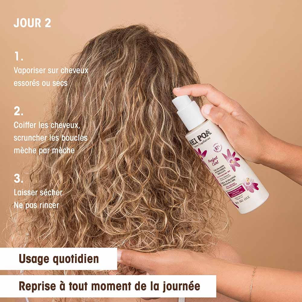 Hei Poa Perfect Curl Curl Activating Care Water 200 ml (6.76fl oz)