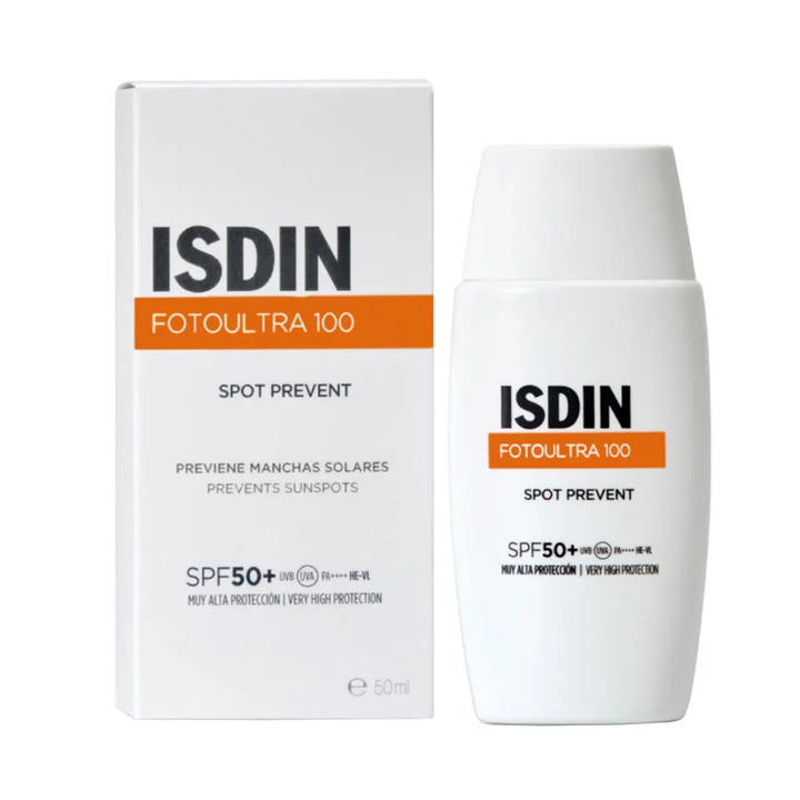 ISDIN FotoUltra 100 Spot Prevent Protezione solare SPF50+ con Acido Ialuronico - 50ml