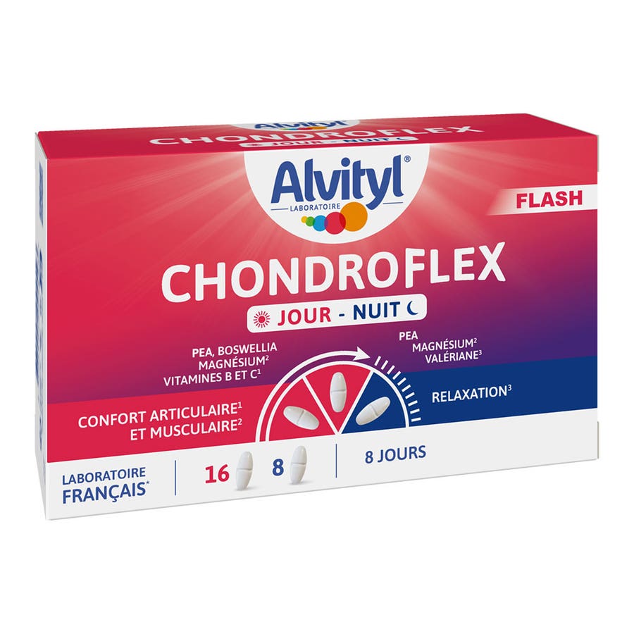 Alvityl Chondroflex Jour & Nuit 24 Comprimés 300g (10.58 oz ...