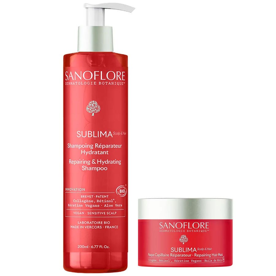 Sanoflore Sublima Shampoing Réparateur Hydratant et Masque Offert 230ml (7.78 fl oz)