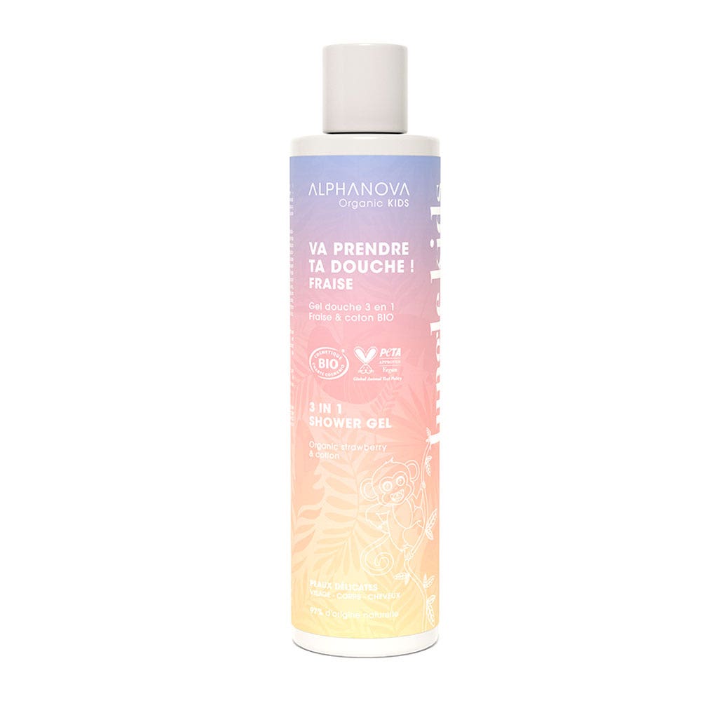 Alphanova Kids Princess Organic Shampoo A La Fraise Bio 250ml (8.45fl oz)