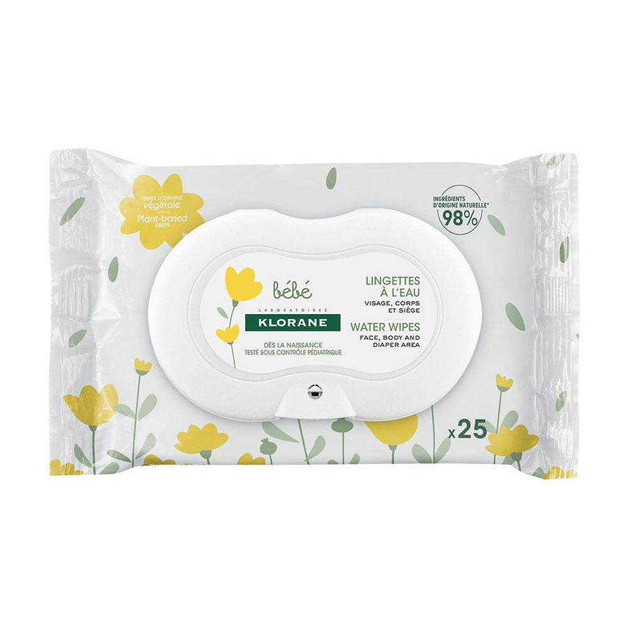 Klorane Baby Cleansing Wipes with Water x25