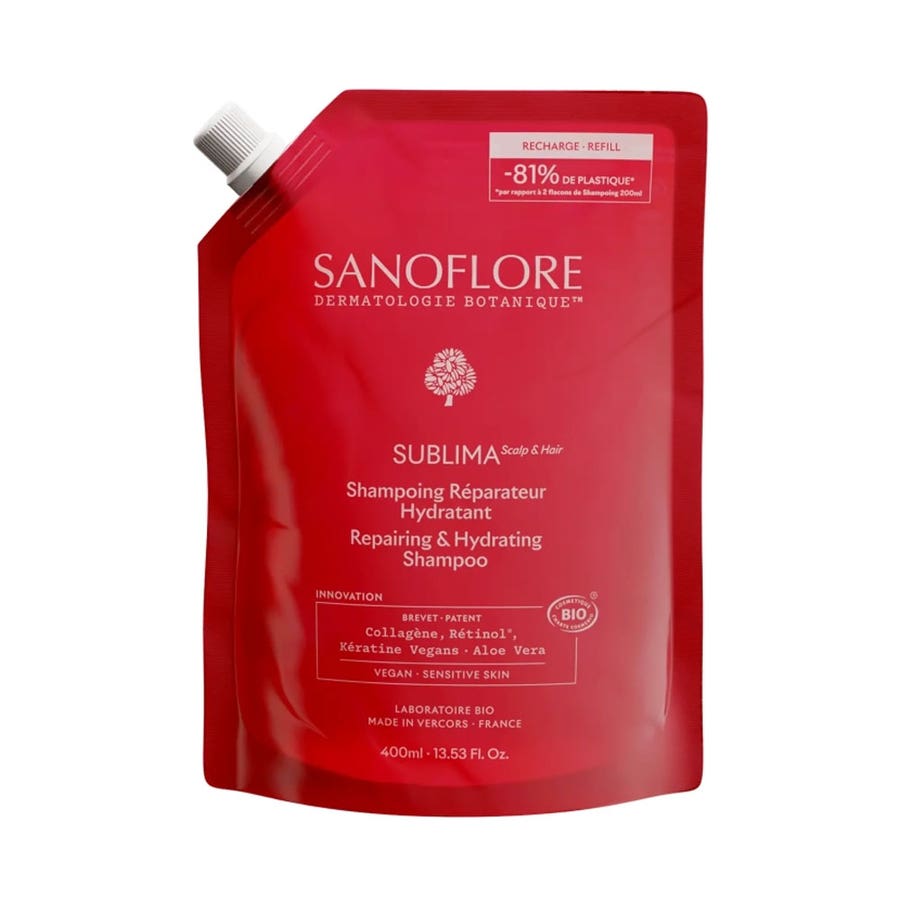 Sanoflore Sublima Repairing & Hydrating Shampoo Refill 400ml (13.53 fl oz)