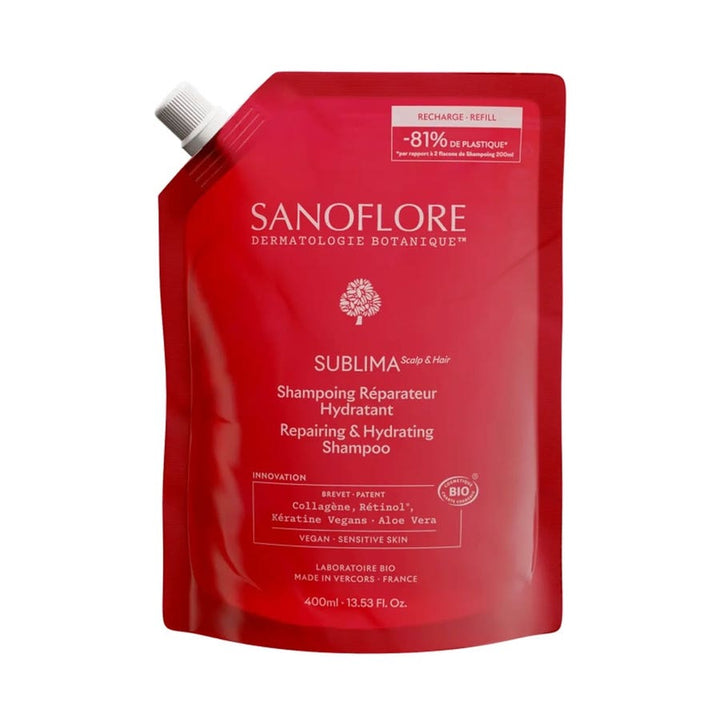 Sanoflore Sublima Herstellende en hydraterende shampoo navulling 400ml