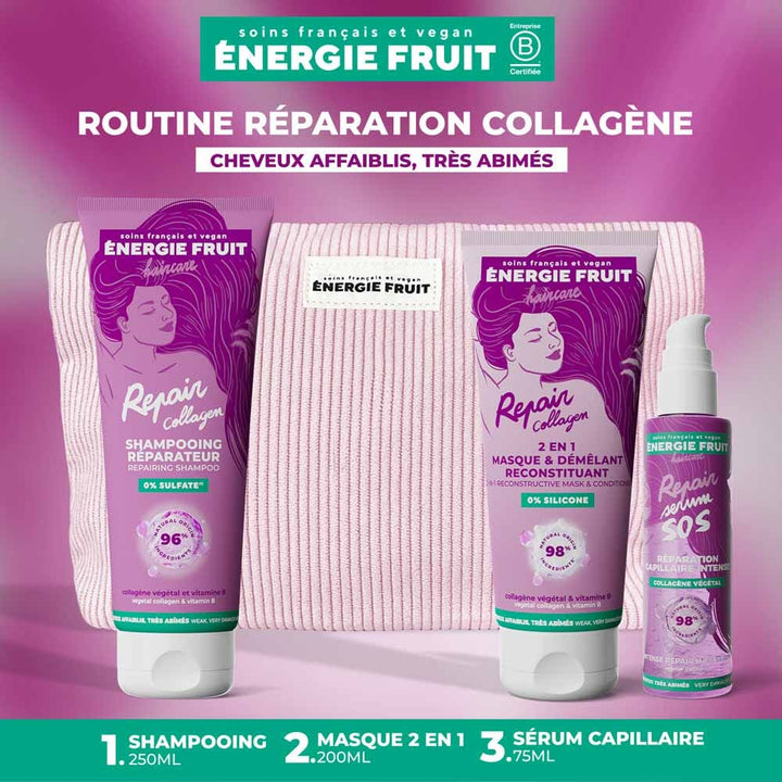 Energie Fruit Full Size Collagen Haircare Kit 525 ml (17.75fl oz)