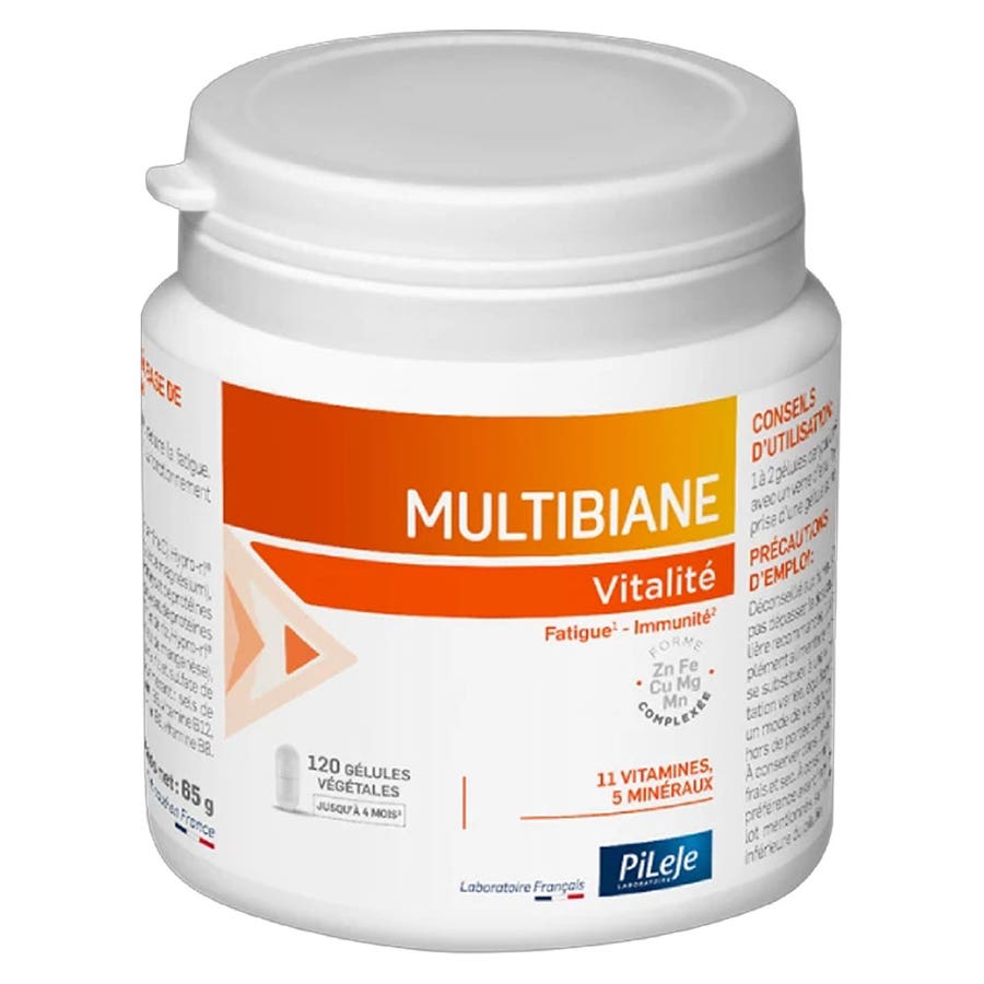 Pileje Multibiane Multibiane 120 Capsules 120 gélules 300g (10.58 oz)