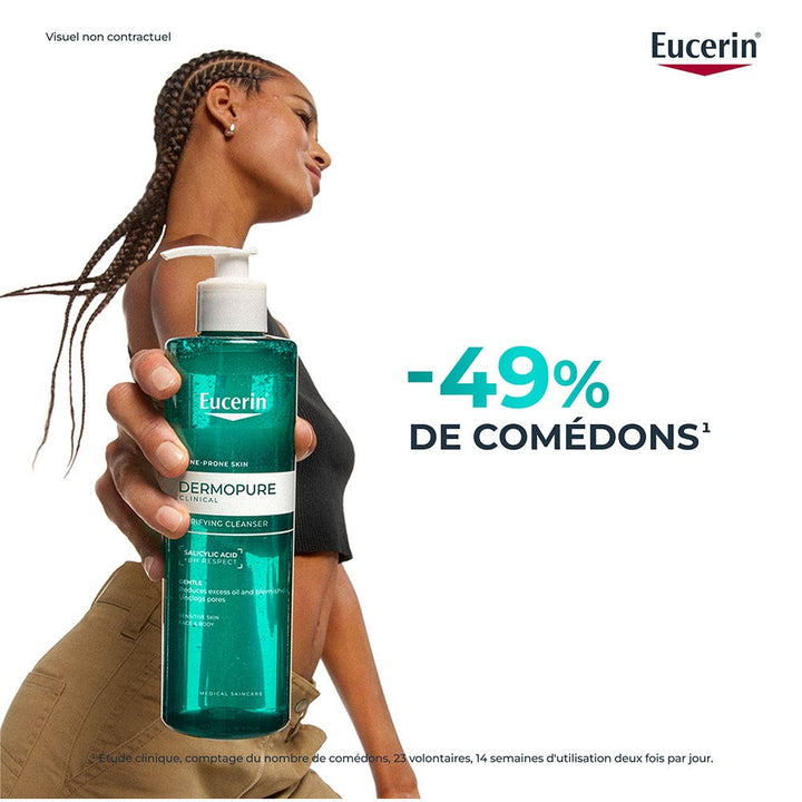 Eucerin Dermopure Clinical Nettoyant Purifiant Peaux à Tendance Acnéique 400ml (13.53 fl oz)