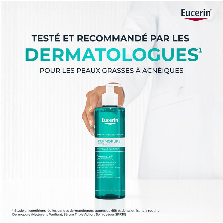 Eucerin Dermopure Clinical Nettoyant Purifiant Peaux à Tendance Acnéique 400ml (13.53 fl oz)