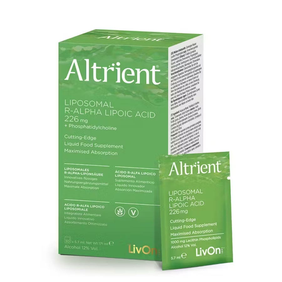 Abundance Altrient R-Alpha Lipoic Acid 30 sachets of 5.7ml (0.24 fl oz)
