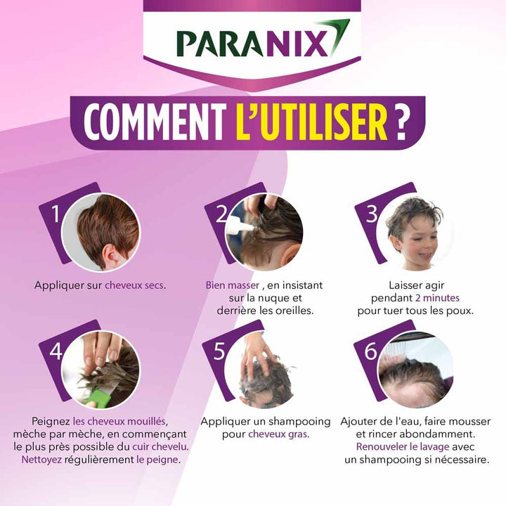 Paranix Express Lice and Nit Lotion 100 ml + comb included (3.38fl oz)
