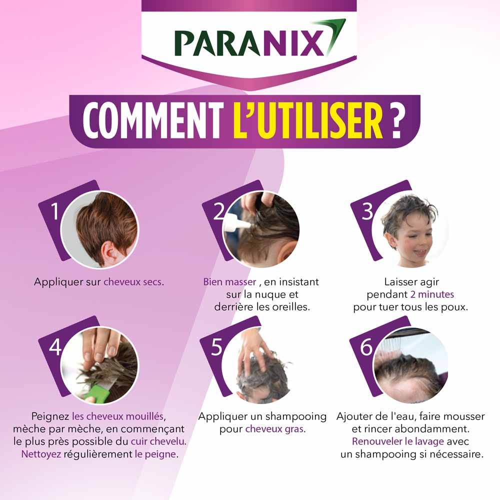 Paranix Extra Fort Anti-Lice And Nits Lotion 200ml + metal comb included (6.76fl oz)