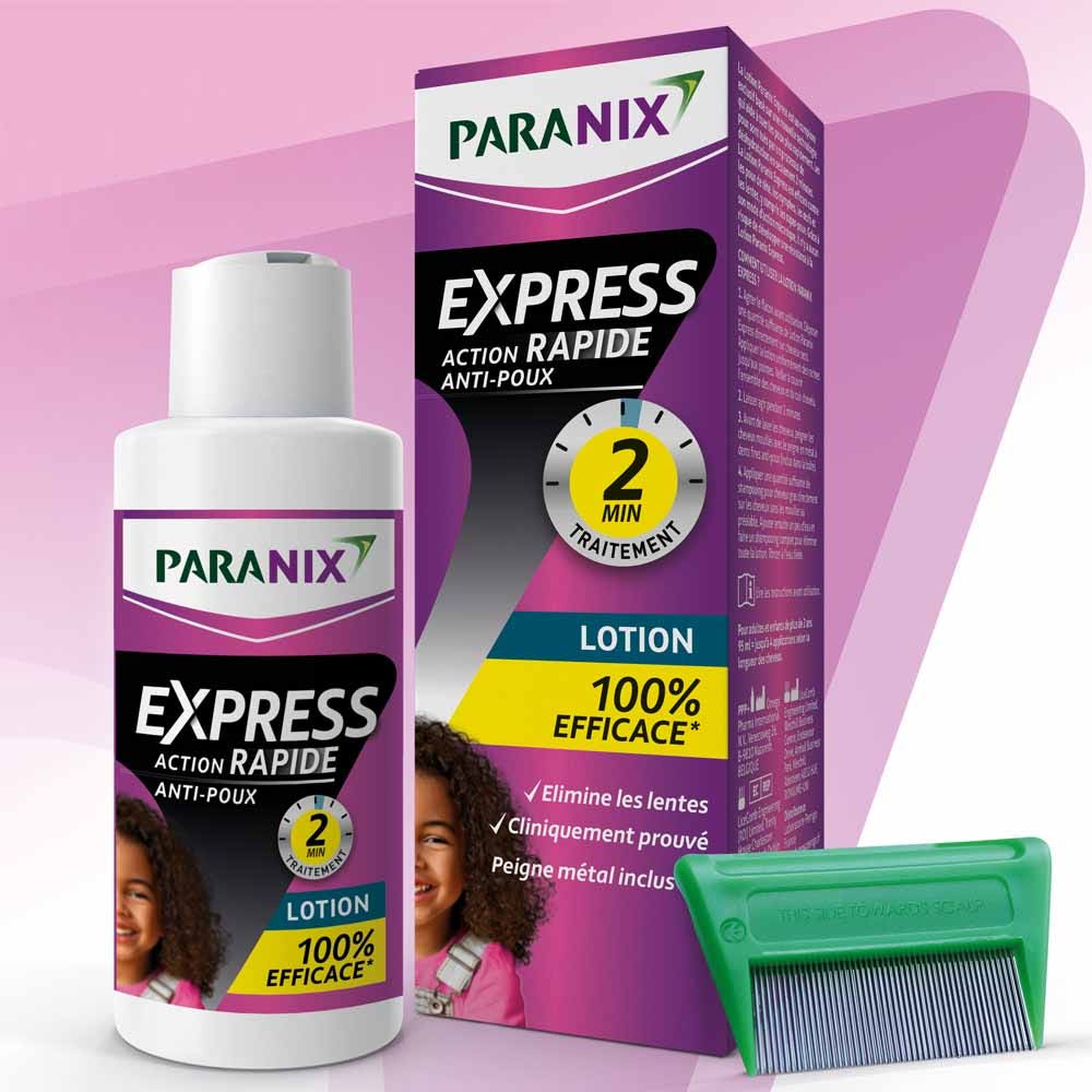 Paranix Extra Fort Anti-Lice And Nits Lotion 200ml + metal comb included (6.76fl oz)