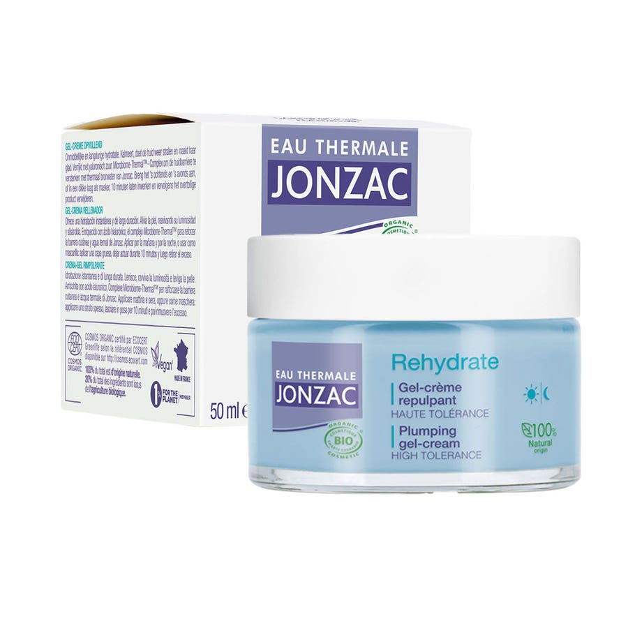 Eau thermale Jonzac REhydrate Plumping Cream Gel Dehydrated Sensitive Skin 50ml (1.69 fl oz)