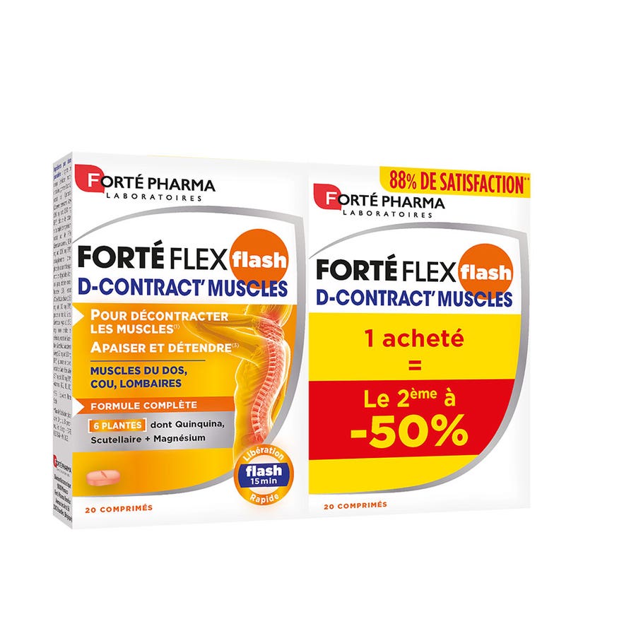 Forté Pharma Forté Flex Flash D-contract' Muscles 40 tablets 300g (10.58 oz)