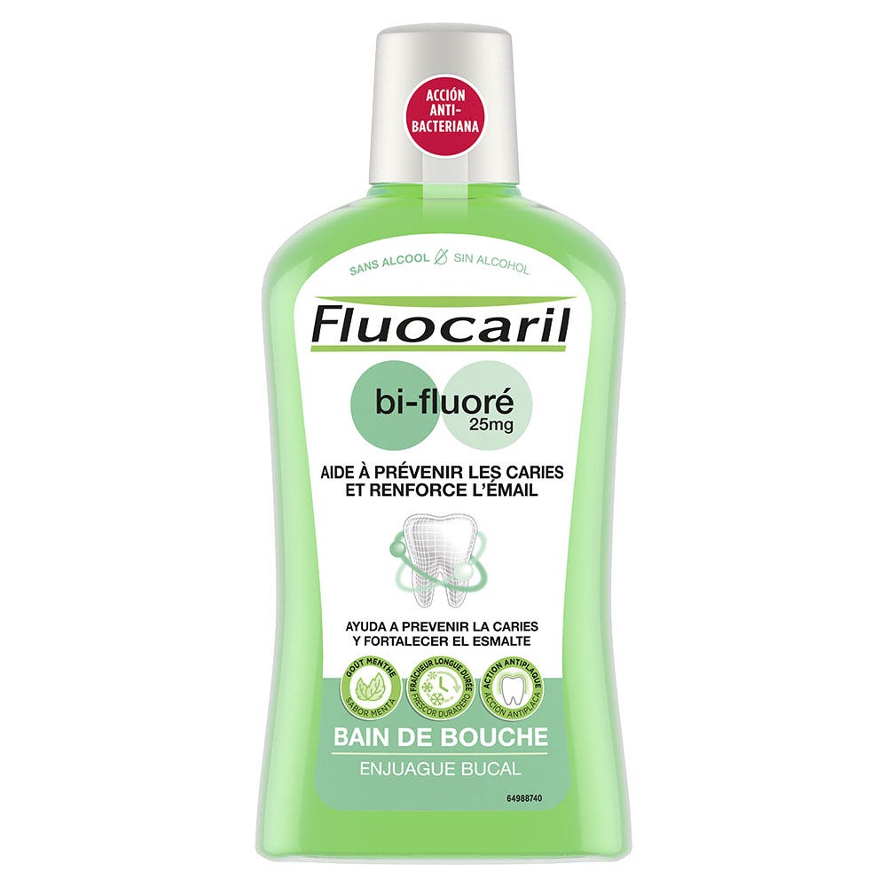 Fluocaril Bi-fluorinated Mouth Bath 500ml (16.91fl oz)