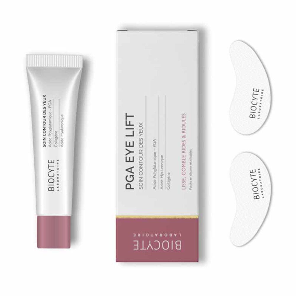 Biocyte PGA EYE LIFT Soin contour des yeux 15ml + Patchs (0.51fl oz)
