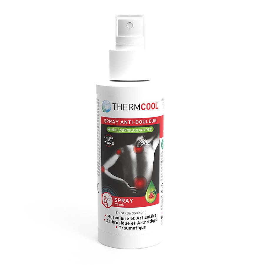 Bausch&Lomb Thermcool Spray Anti-Douleur A La Gaulthérie 75ml (2.54 fl oz)
