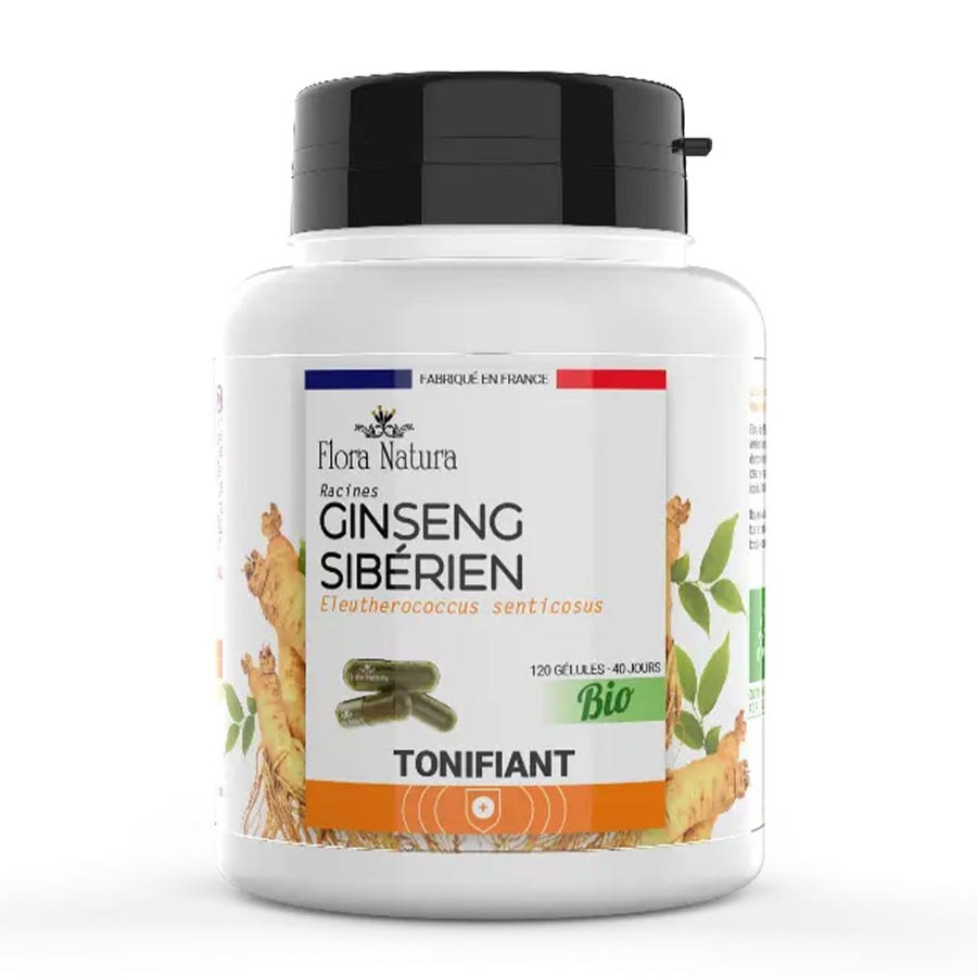 Flora Natura Siberian Ginseng Toning 120 capsules