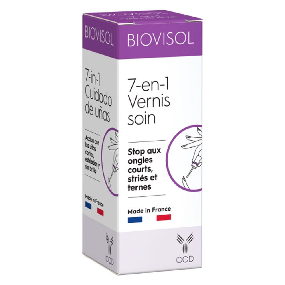 Biovisol 7-in-1 complete nail care for damaged nails 10 ml (0.34fl oz)