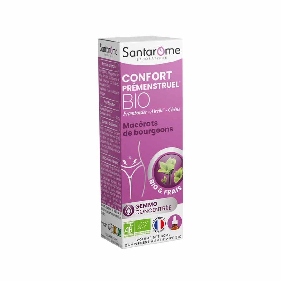 Santarome Gemmo Pre-Menstrual Comfort Premenstrual discomfort and pain 30ml (1.01 fl oz)