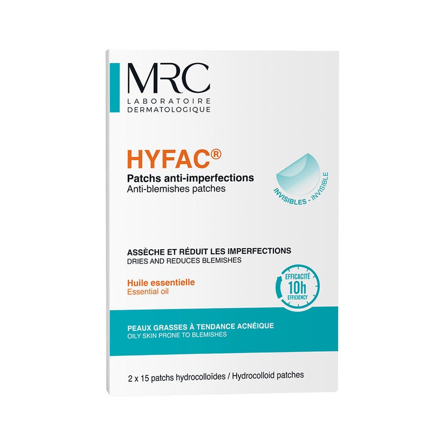 Hyfac Patchs Anti-Imperfections 2x15 patchs hydrocolloides