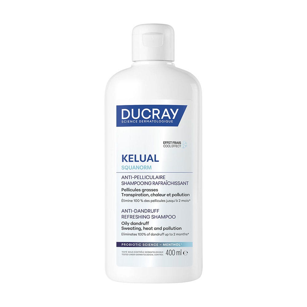 Ducray Kelual Squanorm Refreshing anti-dandruff shampoo 400ml (13.53fl oz)