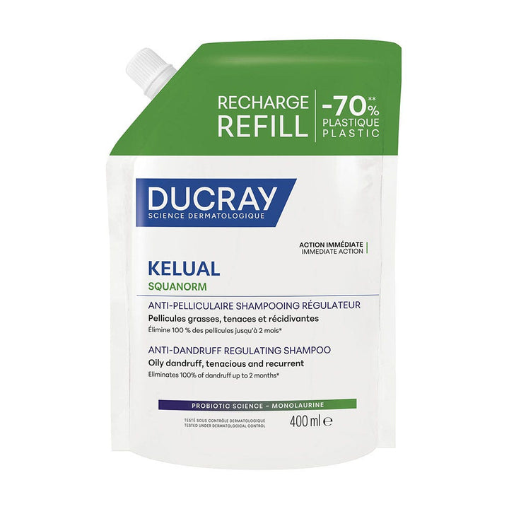 Ducray Kelual Squanorm Eco-Recharge Anti-Dandruff Regulating Shampoo 400ml (13.53fl oz)