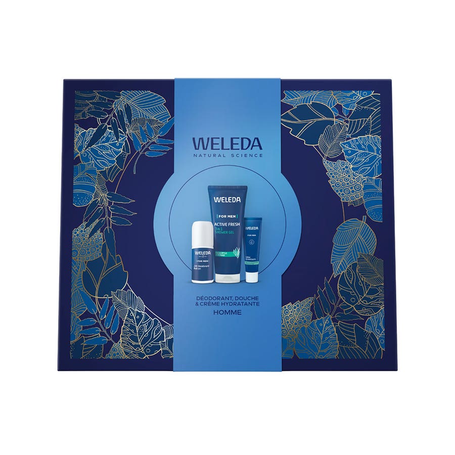 Weleda Man Giftboxes Man Deodorants, Showers and Hydrating Creams